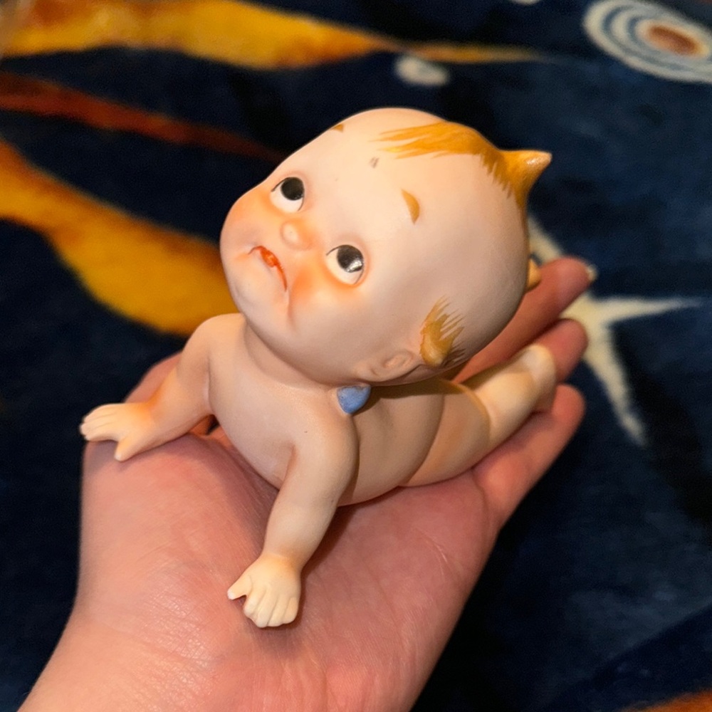 Vintage Kewpie Baby Crawling Baby Figurine